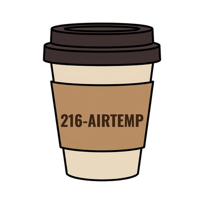 216-AIRTEMP on a coffee cup