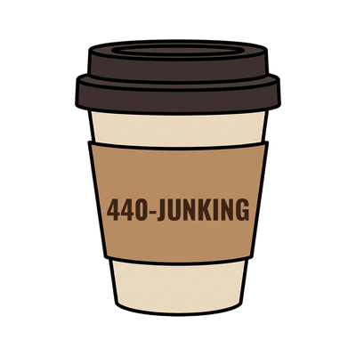 440-JUNKING on a coffee cup