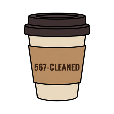 567-CLEANED on a coffee cup