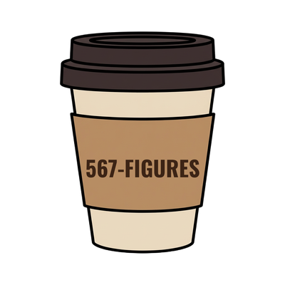 567-FIGURES on a coffee cup