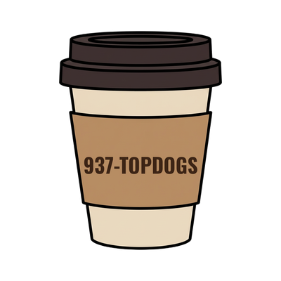 937-TOPDOGS on a coffee cup